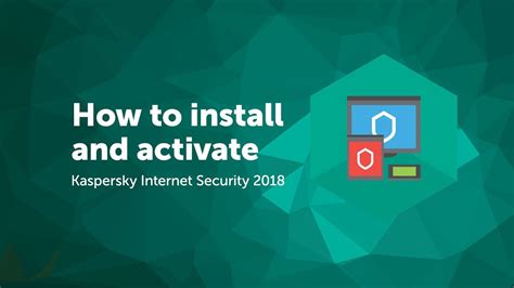 kaspersky installation and activation.